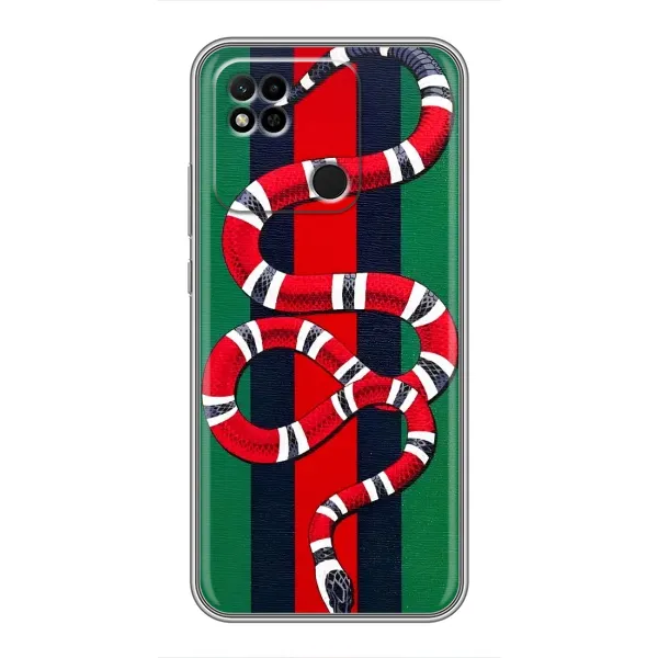 Чохол з принтом «Gucci змія» для Xiaomi Redmi 10A