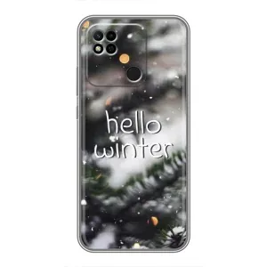 Новорічні, Святкові Чохли для Xiaomi Redmi 10A - 2024 год (Hello winter)