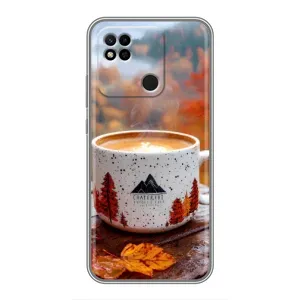 Чохол з принтом «Кава на природі» для Xiaomi Redmi 10A