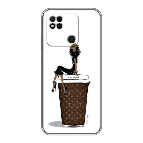 Чохол з принтом «кава LOUIS VUITTON» для Xiaomi Redmi 10A Чохол з принтом «кава LOUIS VUITTON» для Xiaomi Redmi 10A