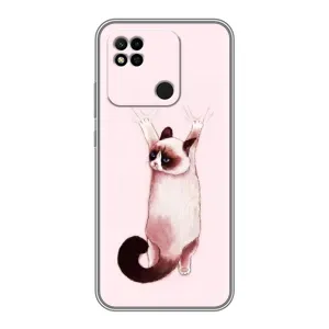 Чохол з принтом «Котик падає» для Xiaomi Redmi 10A