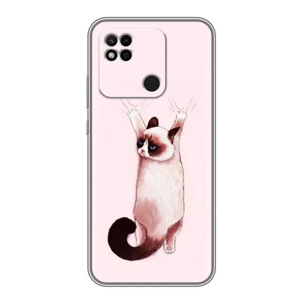Чохол з принтом «Котик падає» для Xiaomi Redmi 10A