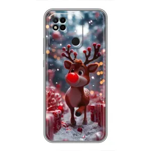 Чехол с принтом «Олень среди подарков» для Xiaomi Redmi 10A