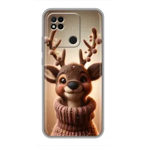Чехол с принтом «Олень в свитере» для Xiaomi Redmi 10A