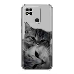Чохол з принтом «Пара котів» для Xiaomi Redmi 10A