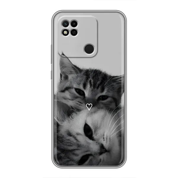 Чохол з принтом «Пара котів» для Xiaomi Redmi 10A