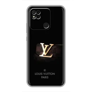 Чехлы Луи Витон для Xiaomi Redmi 10A (AlphaPrint - LOUIS VUITTON) (ремешок LV)