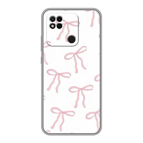 Чохол з принтом «Рожеві бантики» для Xiaomi Redmi 10A