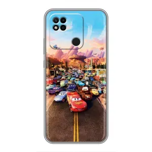 Силіконовий чохол Маквін для Xiaomi Redmi 10A (Тачки на трасі)