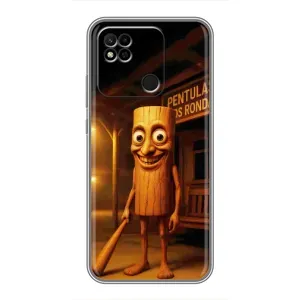 Чехол с мемом Тралалело тралала на Xiaomi Redmi 10A (Тунг тунг сахур)