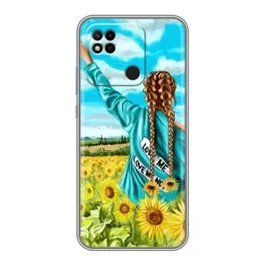 Чехол для Патриота Украины Xiaomi Redmi 10A - (AlphaPrint) (Украиночка)