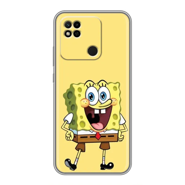 Чохол з принтом «Веселий Спанч Боб» для Xiaomi Redmi 10A Чохол з принтом «Веселий Спанч Боб» для Xiaomi Redmi 10A