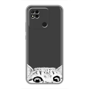 Чохол з принтом «Виглядає котик» для Xiaomi Redmi 10A