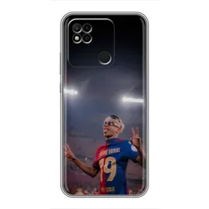 Чохол з футболістом Ламін Ямаль Xiaomi Redmi 10A (Ямаль на стадіоні)