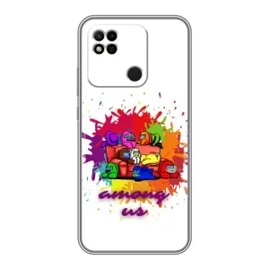 Чехол Амонг Ас для Xiaomi Redmi 10A (AlphaPrint) (Яркий АмонгАс)