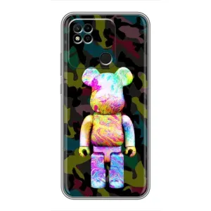 Чохол з принтом «Яскравий Bearbrick» для Xiaomi Redmi 10A