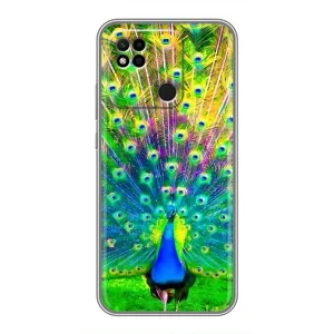 Чохол з принтом «Яскравий Павлин» для Xiaomi Redmi 10A