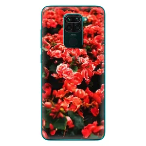 Чохли з квітами для Xiaomi Redmi 10X (VPrint) (Квіти червоні)