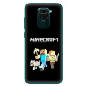 Чохол Майнкрафт на Xiaomi Redmi 10X (AlphaPrint) Minecraft (герої Minecraft)