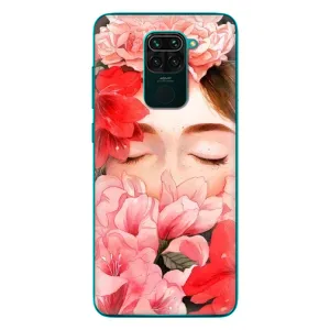 Чехлы (ART) Цветы на Xiaomi Redmi 10X (VPrint) (Очі в квітах)