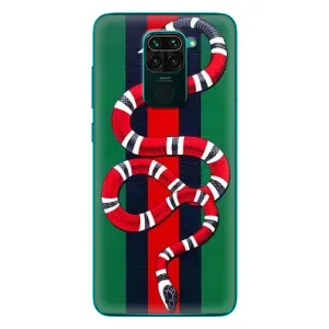 Чехлы ГУЧЧИ для Редми 10Х (AlphaPrint) (Gucci змия)