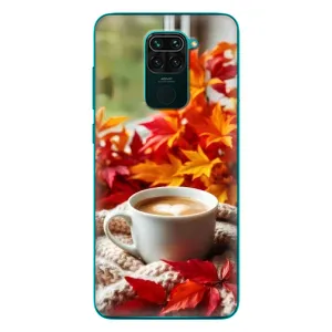Чехол с уникальным дизайном «Осень с кофе» для Xiaomi Redmi 10X