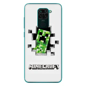 Чохол Майнкрафт на Xiaomi Redmi 10X (AlphaPrint) Minecraft (кріпер Майнкрафт)