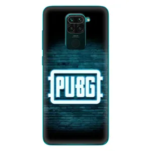 Чехол PUBG для Редми 10Х (AlphaPrint) (Лого PUBG)