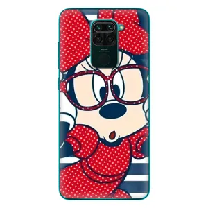 Эксклюзивный чехол для Xiaomi Redmi 10X (AlphaPrint - Мультяшные) (Маус в очках)