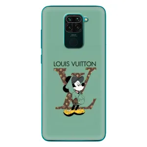 Чехлы Луи Витон для Xiaomi Redmi 10X (AlphaPrint - LOUIS VUITTON) (Микки Маус LV)
