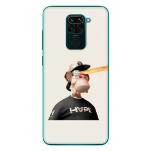 Чехлы с Обезьянами NFT для Xiaomi Redmi 10X (AlphaPrint) (обезьяна NFT в очках)