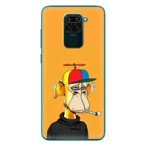 Чехлы с Обезьянами NFT для Xiaomi Redmi 10X (AlphaPrint) (Скучающая Обезьяна NFT)
