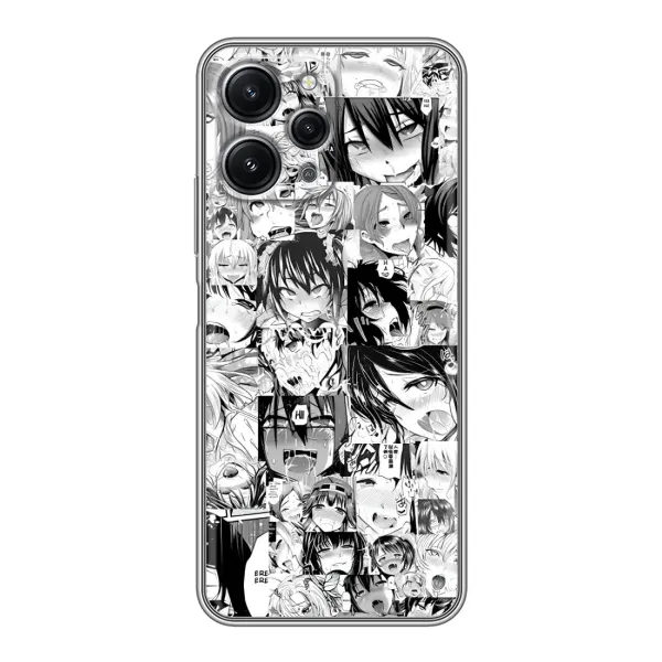 Чехол с принтом «Ahegao manga» для Xiaomi Redmi 12 (5G) Чехол с принтом «Ahegao manga» для Xiaomi Redmi 12 (5G)