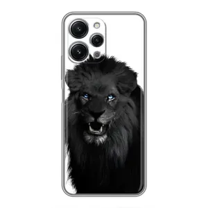 Чохли з картинкою животних Xiaomi Redmi 12 (5G) (Чорний ЛЕВ)