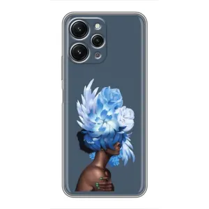 Чехлы (ART) Цветы на Xiaomi Redmi 12 (5G) (VPrint) (Цветы на голове)