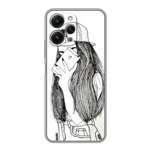 Чохол з друком для Xiaomi Redmi 12 (5G) - (Мода) (AlphaPrint) (Фото дівчини)