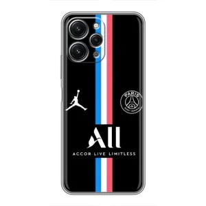 Чохли PSG для Xiaomi Redmi 12 (5G) (AlphaPrint) (футболка ПСЖ)