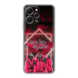 Чохол Гра в кальмара для Xiaomi Redmi 12 (5G) (Охоронці Гра кальмара)