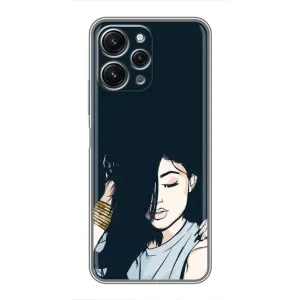 Чохол з друком для Xiaomi Redmi 12 (5G) - (Мода) (AlphaPrint) (Гарна дівчина)
