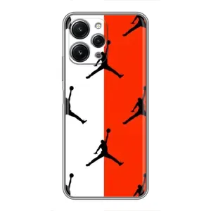 Чехлы для Xiaomi Redmi 12 (5G) - с картинкой JORDAN (AlphaPrint) (Лого Джордан)