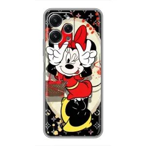 Чехол Disney Mouse Xiaomi Redmi 12 (5G) (PREMIUMPrint) (Минни peace)
