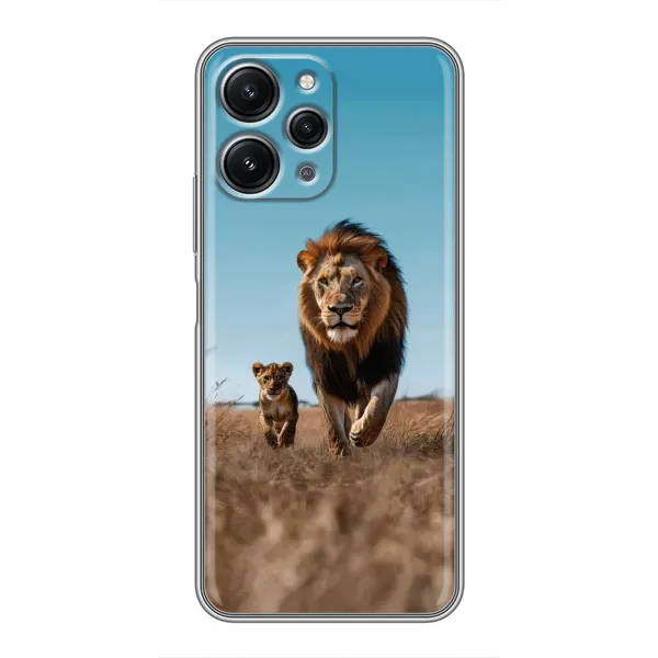 Чохол з принтом «Мусафа та Сімба» для Xiaomi Redmi 12 (5G) Чохол з принтом «Мусафа та Сімба» для Xiaomi Redmi 12 (5G)