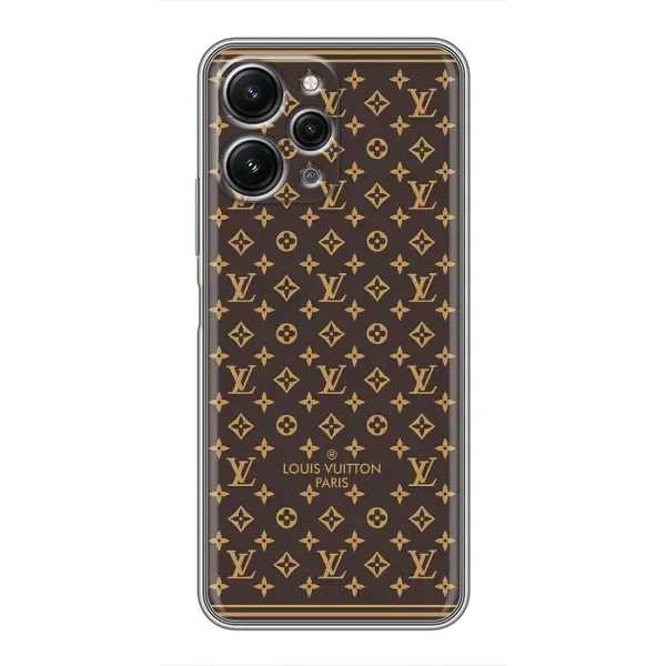 Чохол з принтом «шпалери LV» для Xiaomi Redmi 12 (5G)