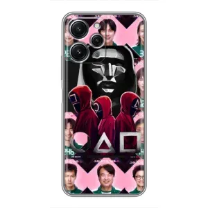 Чохол Гра в кальмара для Xiaomi Redmi 12 (5G) (Учасники Гра кальмара)