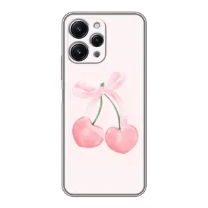 Чохол з розовим принтом для Xiaomi Redmi 12 (5G) (Рожеві вишні)