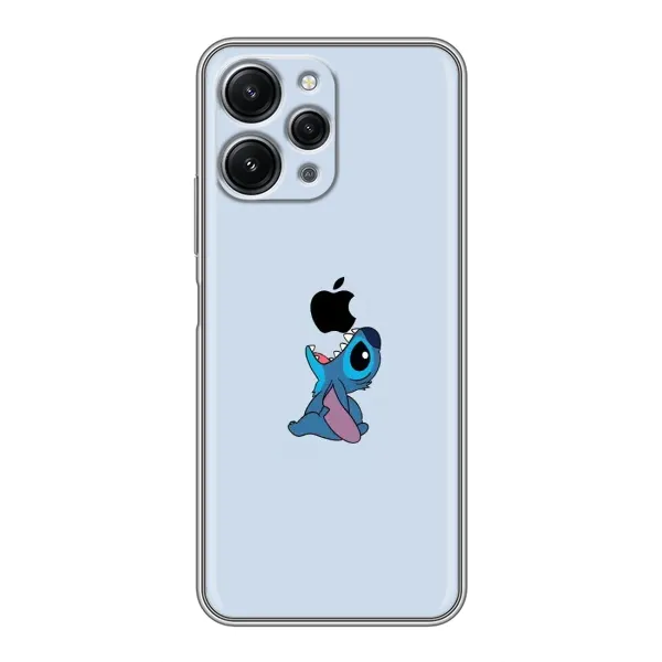 Чехол с принтом «Stitch apple» для Xiaomi Redmi 12 (5G)