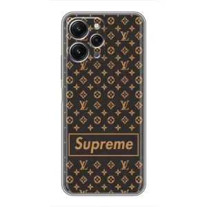 Чеохол для Xiaomi Redmi 12 (5G) з картинкою Supreme (AlphaPrint) (Supreme LV)
