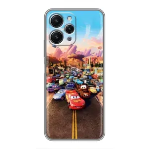 Силіконовий чохол Маквін для Xiaomi Redmi 12 (5G) (Тачки на трасі)