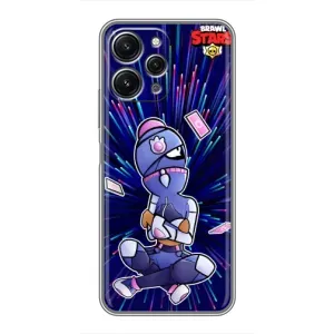 Чехлы Brawl Stars для Xiaomi Redmi 12 (5G) (AlphaPrint) (Тара)