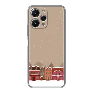Новорічні, Святкові Чохли для Xiaomi Redmi 12 (5G) - 2024 год (Зимове місто)